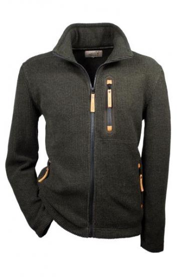 Funktions-Strickfleecejacke L | oliv