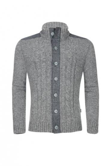 Lodenstrickjacke Ternberg 50 | grau