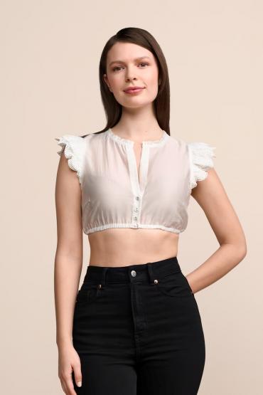 Dirndlbluse Eve ecru 30 | ecru