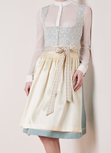 Dirndl Araminta 60cm hellblau in Größe 42 42 | blau
