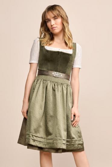 Dirndl Aurela dunkelgrün 60cm in Größe 44 44 | grün