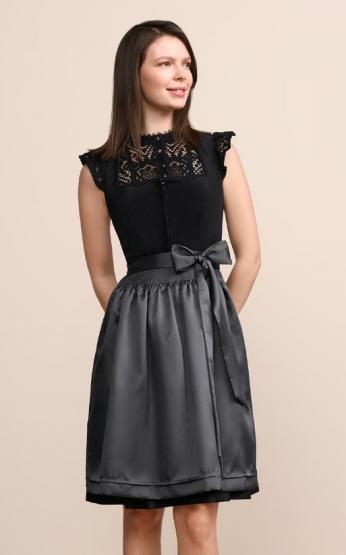 Dirndl Calista 60cm schwarz in Größe 32 32 | schwarz