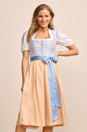 Dirndl Liese 70cm b.h blau 38 | blau