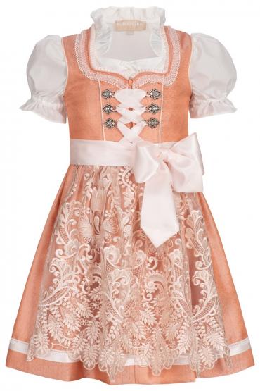 Kinderdirndl Mathea in Größe 110 110 | orange
