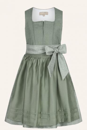 Kinderdirndl Avi hellgrün in Größe 128 128 | grün