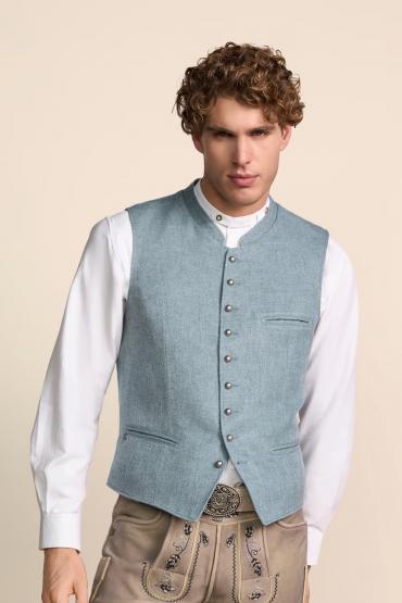 Trachtenweste Cassian hellblau 48 | blau