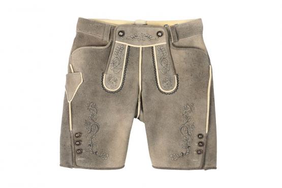 LederGott Lederhose kurz Leo in Größe 48 48 | beige