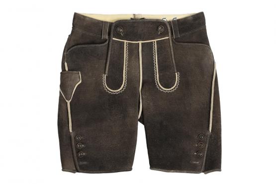 LederGott Lederhose kurz Max 48 | braun