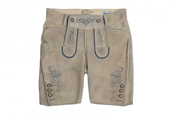 LederGott Lederhose kurz Ralf in Größe 48 48 | beige