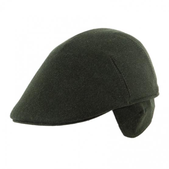 Flatcap mit Ohrenklappen oliv 56 | oliv