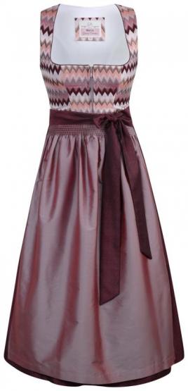 Dirndl Albaching 70 cm granat in Größe 34 34 | rot