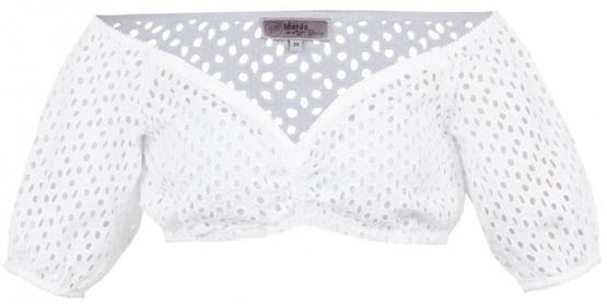 Dirndlbluse Diedorf weiß 30 | weiß