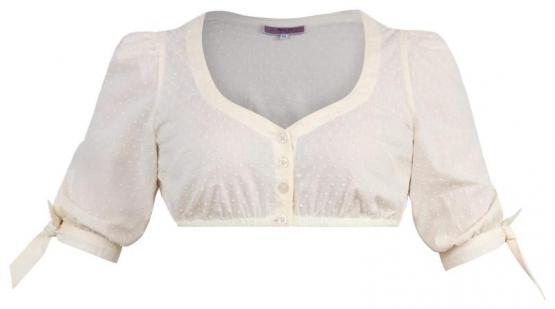 Dirndlbluse Hagelstadt Halbarm 32 | off-white