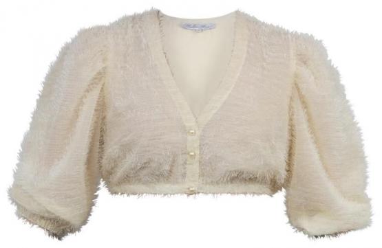 Dirndlbluse Kühbach 3/4 Arm 34 | gelb