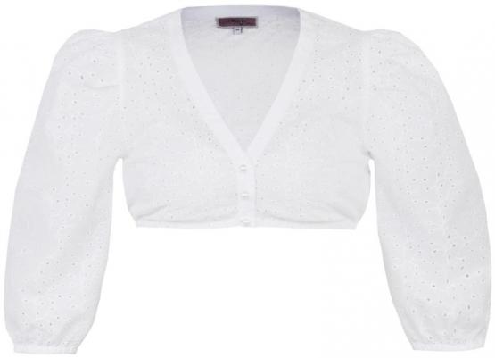 Dirndlbluse Wallgau off white 34 | natur