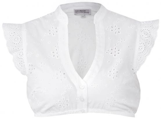 Dirndlbluse Kunreuth off white in Größe 32 32 | weiß