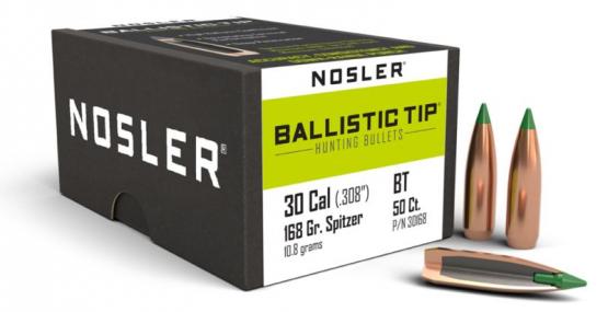 50  BALLISTIC TIP .30-168 