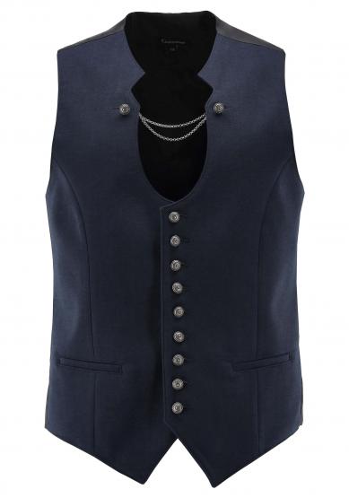 Trachtenweste dkl.-blau 46 | blau