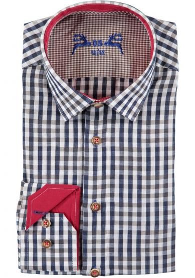 Herrenhemd SlimFit mittelbraun 38 | braun