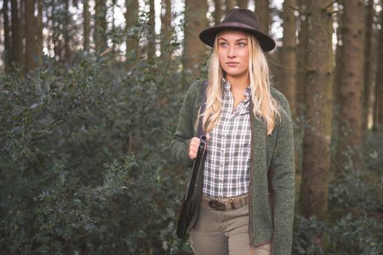 Damenjacke Strick-Fleece grün in Größe 36 36 | grün