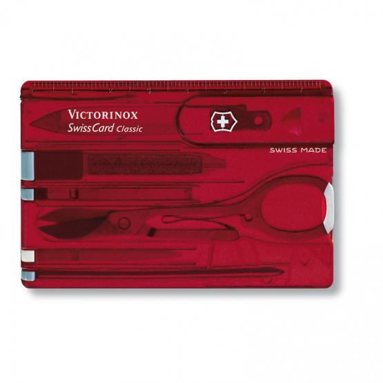 Swiss-Card 10 Funkt.rot transp 