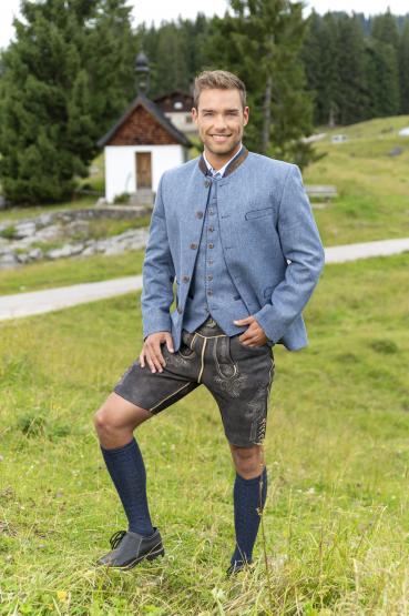 Trachtenjanker Volker blau in Größe 54 54 | blau