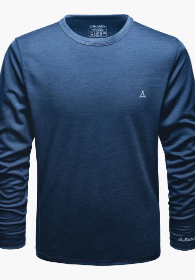 Merino Sport Shirt  1/1 M | blau