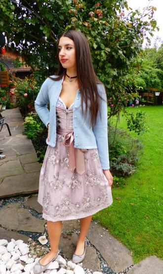 Trachten-Strickjacke Rosi 32 | blau