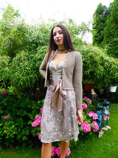 Trachten-Strickjacke Rosi 34 | beige