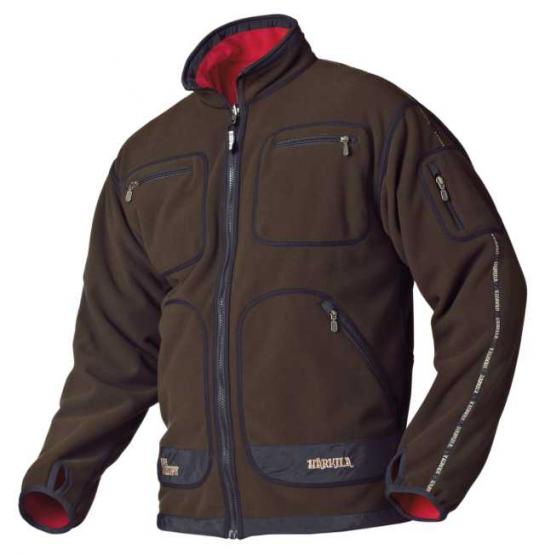 Kamko Wende-Fleecejacke in Größe L L | braun
