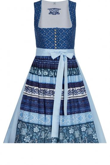 Dirndl in Blautönen  70cm 40 | blau