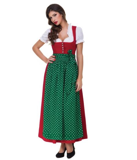 Dirndlkleid rot  1-tlg. in Größe 38 38 | rot