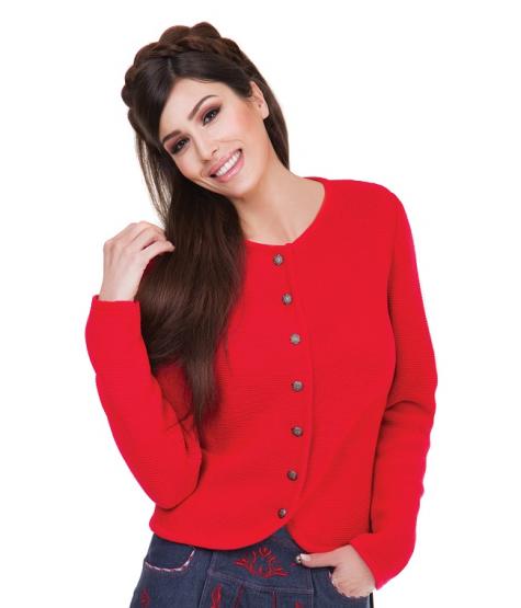Strickjacke rot 32 | rot