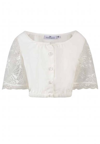 Mädchendirndlbluse Libby creme 92 | weiß