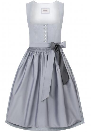 Dirndl Audrey hellgrau in Größe 38 38 | grau