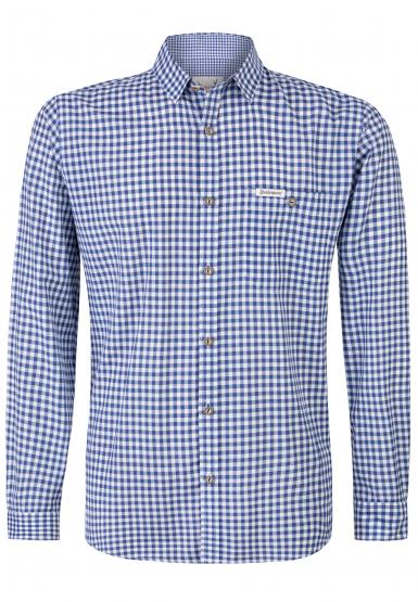 Trachtenhemd Campos 3 blau S | blau