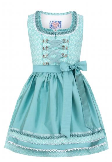 Kinderdirndl Babsie türkis 92 | türkis