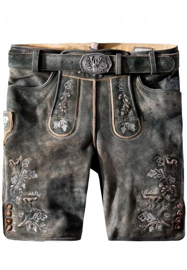 LederhoseBastian grau gespeckt 44 | grau