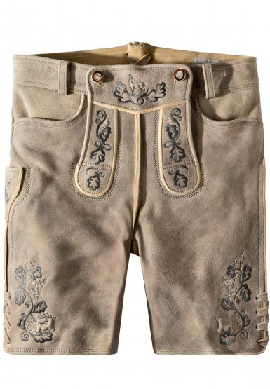 old stein grau Lederhose 48 | grau