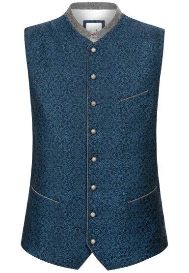 Trachtenweste Marino blau in Größe 48 48 | blau
