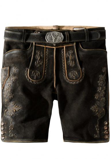 Trachtenlederhose Oliver moor 58 | schwarz