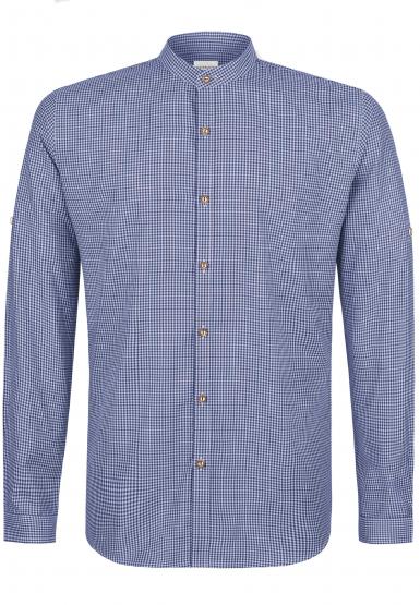 Trachtenhemd Marius dkl.blau S | blau