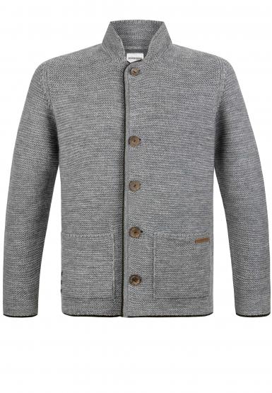 Strickjacke Nicolo hellgrau in Größe 56 56 | blau