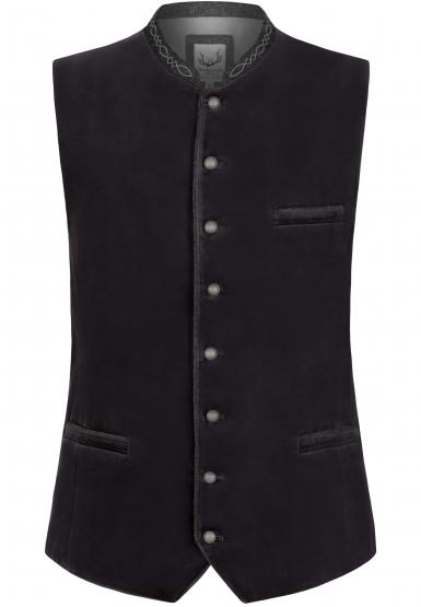 Trachtenweste Lorenzo graphit 46 | grau