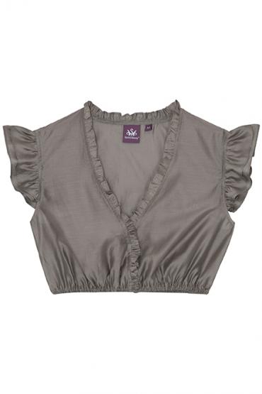 Dirndlbluse Fran taupe 32 | grau