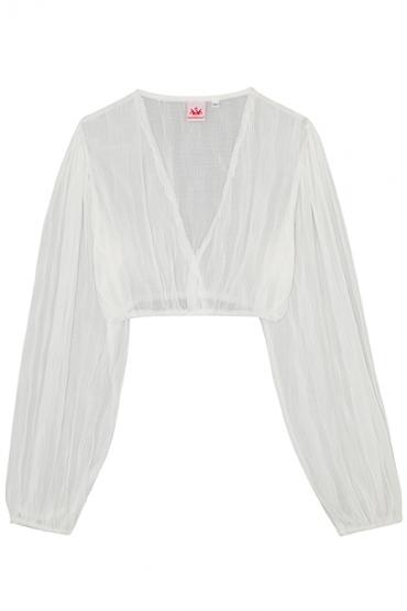 Dirndlbluse Gesche offweiß 36 | off-white