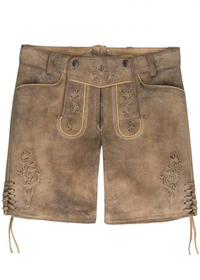 Lederhose Femke lombok/natur in Größe 40 40 | braun