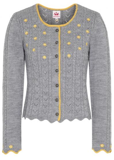 Strickjacke Nostalgie h.grau^^ XS | grau