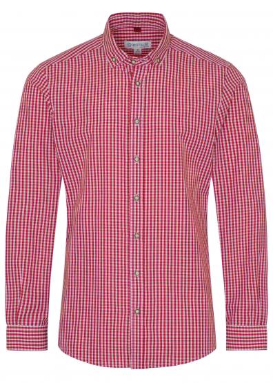 TG Detmold Hemd slim fit rot 38 | rot