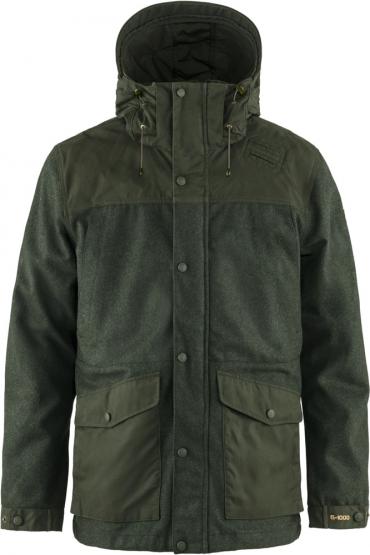 Värmland Wool Jacket d.forest L | grün